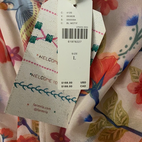 NWT• Farm Rio tiered floral skirt 🌺 - Picture 7 of 9